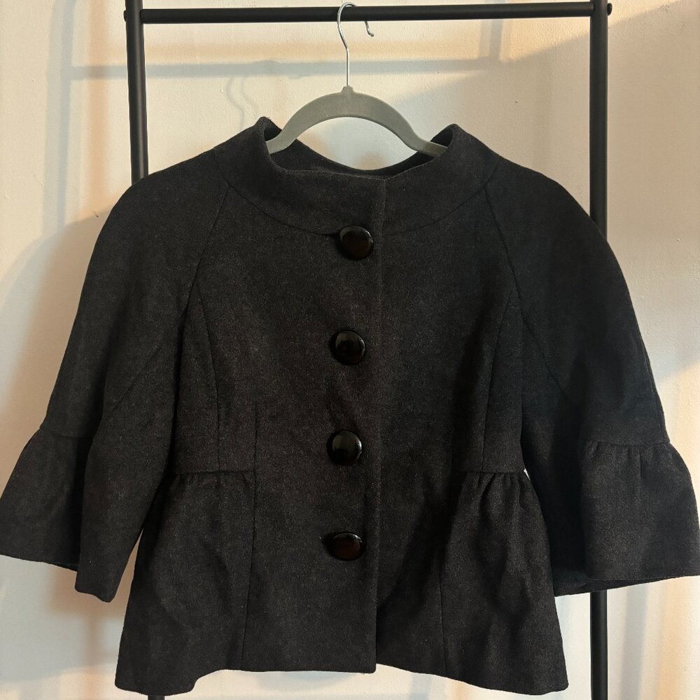 Cynthia Steffe Wool Button Up Dressy Jacket